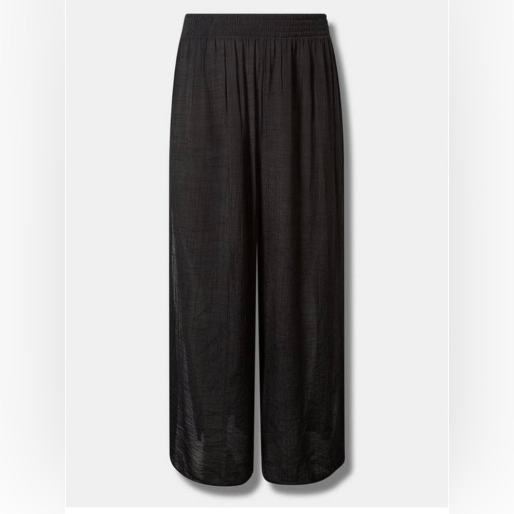 Crepe Side Slit Beach Pant size3 NWT